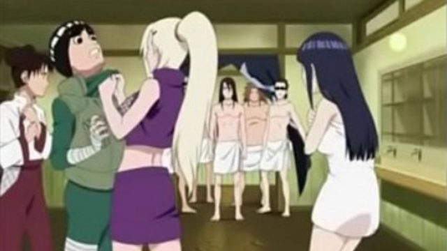 Hinata shower naruto porn